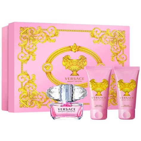 versace bright crystal geschenkset 50ml edt 100ml body lotion|versace bright crystal boots.